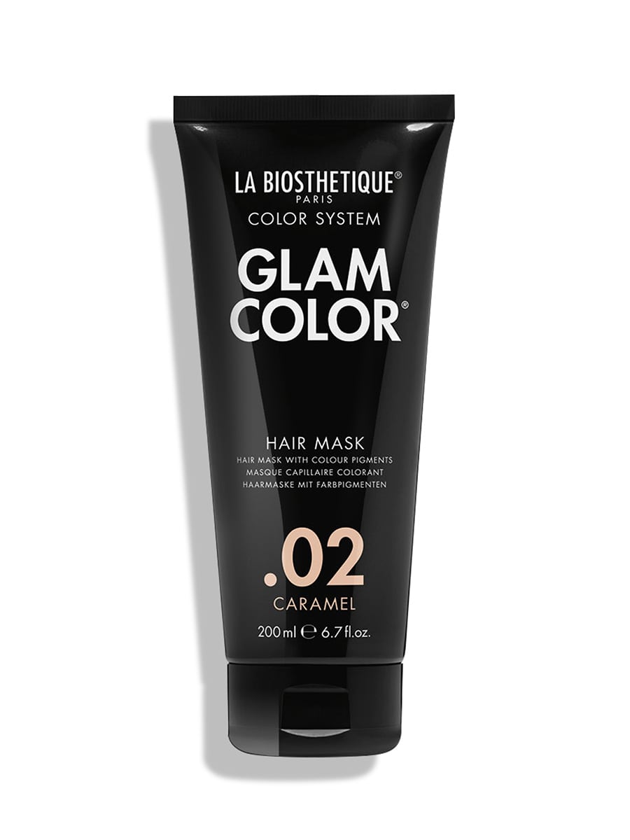 картинка Glam Color Hair Mask .02 Caramel  магазин labiosthetique являющийся официальным дистрибьютором в России 